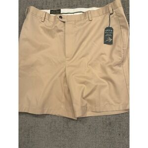 Orvis  NWT  Wrinkle Free Luxury Twill Cotton 42 Khaki Shorts (N1)